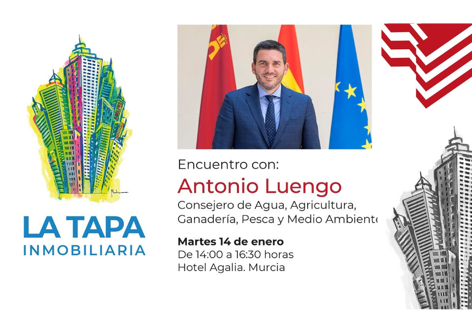 APIRM abre los encuentros de La Tapa Inmobiliaria con el consejero de Agua, Agricultura, Ganadería, Pesca y Medio Ambiente 30 FRECOM