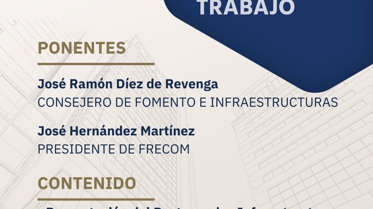 Desayuno de Trabajo FRECOM con el Consejero de Fomento e Infraestructuras, José Ramón Díez de Revenga 2 FRECOM
