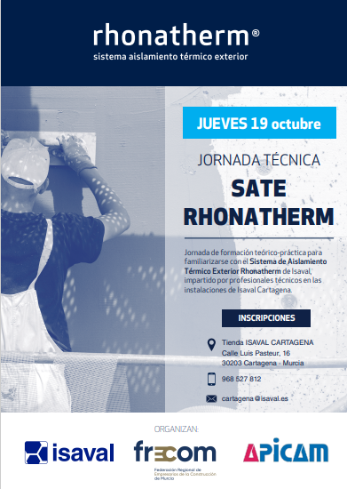 Apicam organiza una jornada técnica de SATE Rhonatherm 2 FRECOM